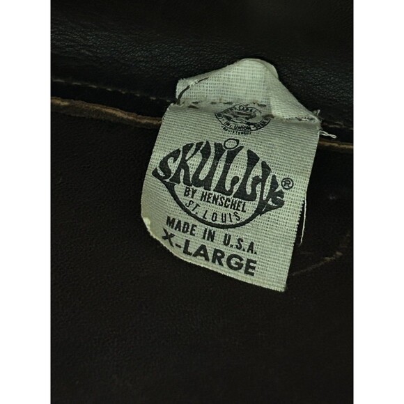 Skullys By Henschel Brown Leather Suede Hat Size XL Made In USA St. Louis, MO - Picture 8 of 8